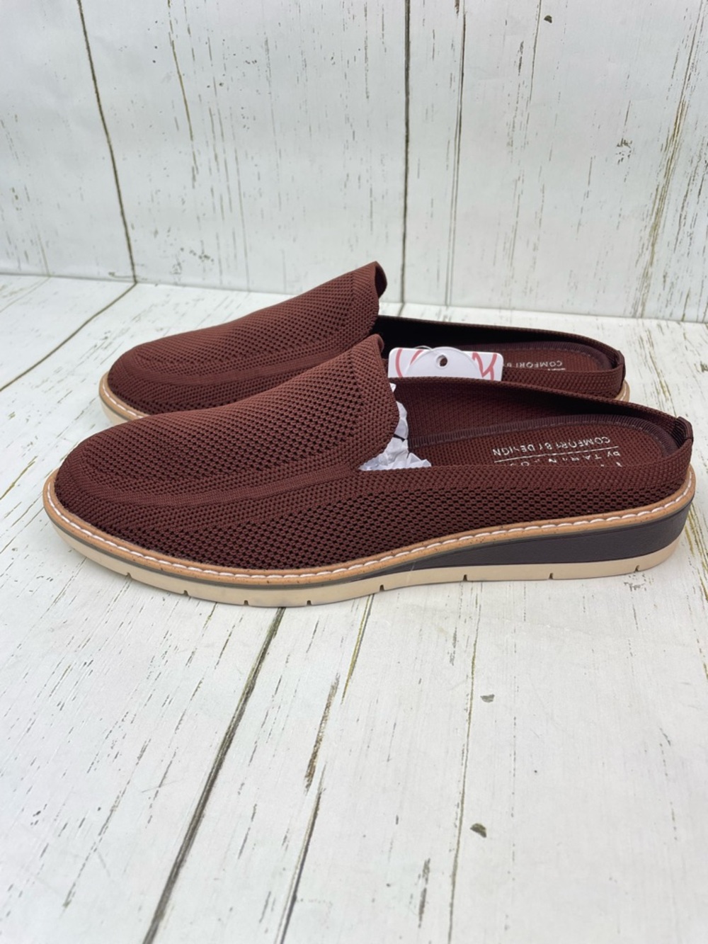 Taryn Rose Laley Comfort Knit Slip-On Mules